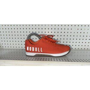 NOBULL Orange and White Athletic Shoes Modern Design